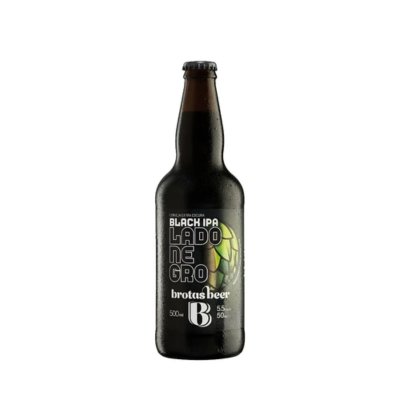 CERVEJA BROTAS BLACK IPA 500ML