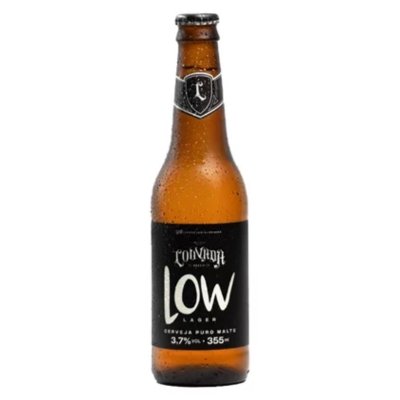 Cerveja Louvada Lager Low Garrafa 355ml