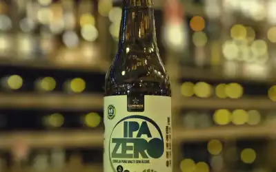 Garrafa Campinas IPA Zero 355 ml — cerveja puro malte sem álcool