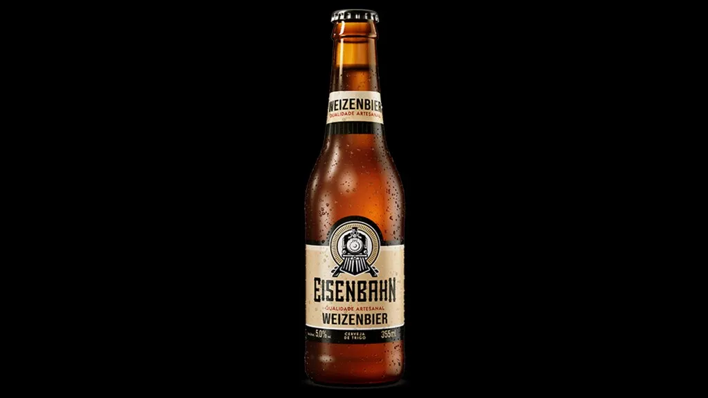 Garrafa Eisenbahn Weizenbier 355 ml com condensação